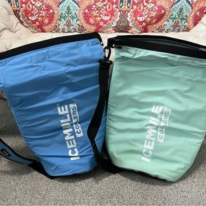 Lot two IceMule ice mule sling backpack coolers